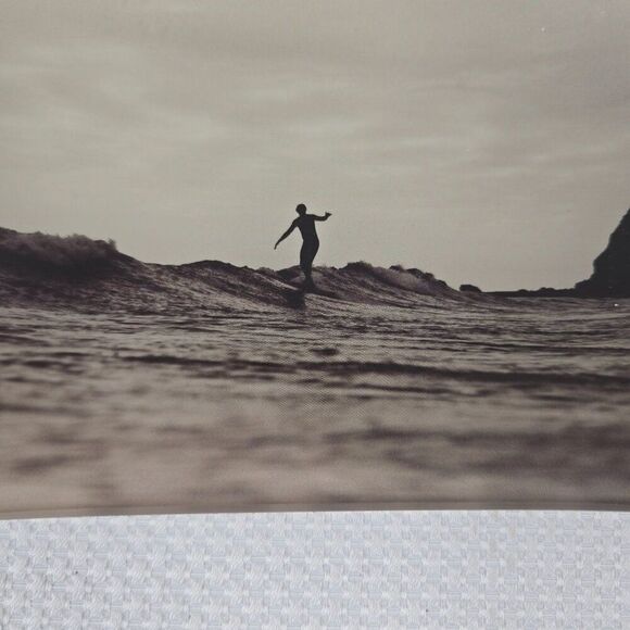 Rectangular SoHa Living Glass Tray Surfer Image Hawaii Trinket Dish NEW - Picture 2 of 3